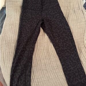 lululemon athletica Black Patterned Leggings
